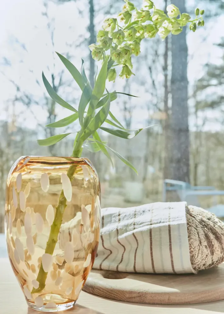 OYOY living design, Vase JALI-medium, 'Amber'