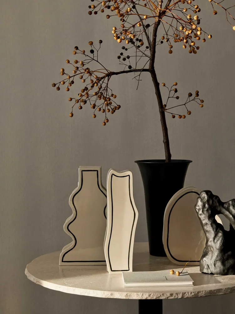 Paste Vase - Slim - Off-white