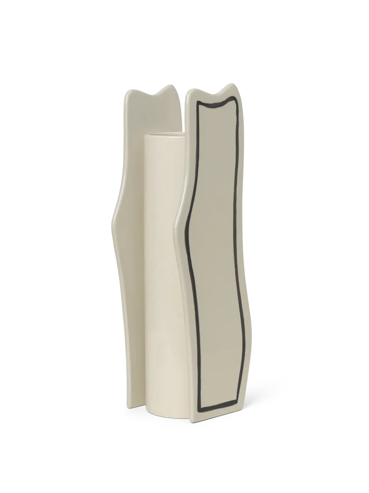 Paste Vase - Slim - Off-white