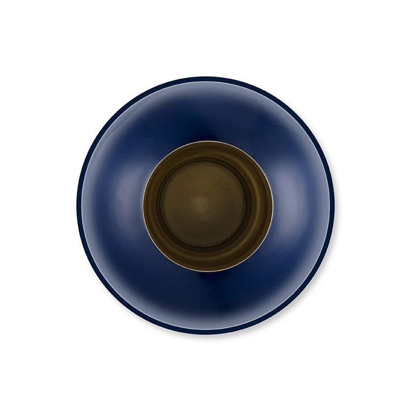 Pip Studio – Vase aus Metall, groß, Königsblau, 31,5 x 42 cm