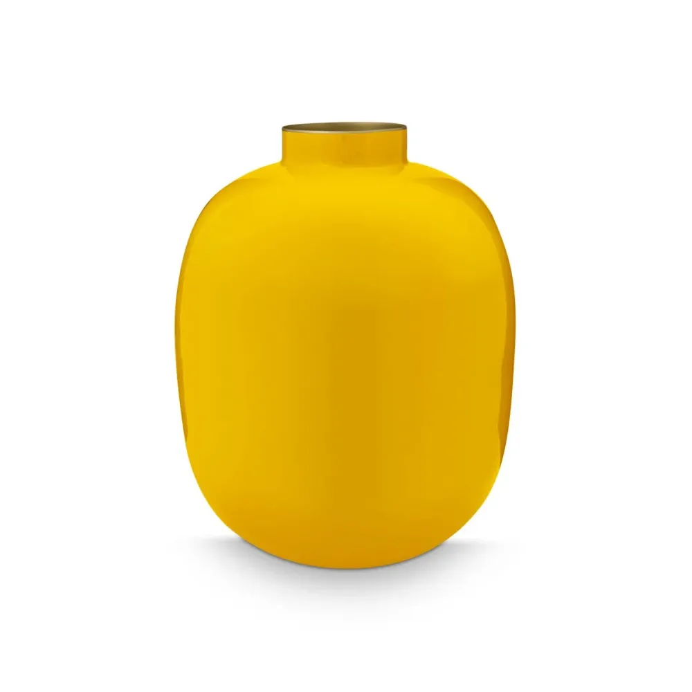 Pip Studio - Vase Metall Ocker 32cm