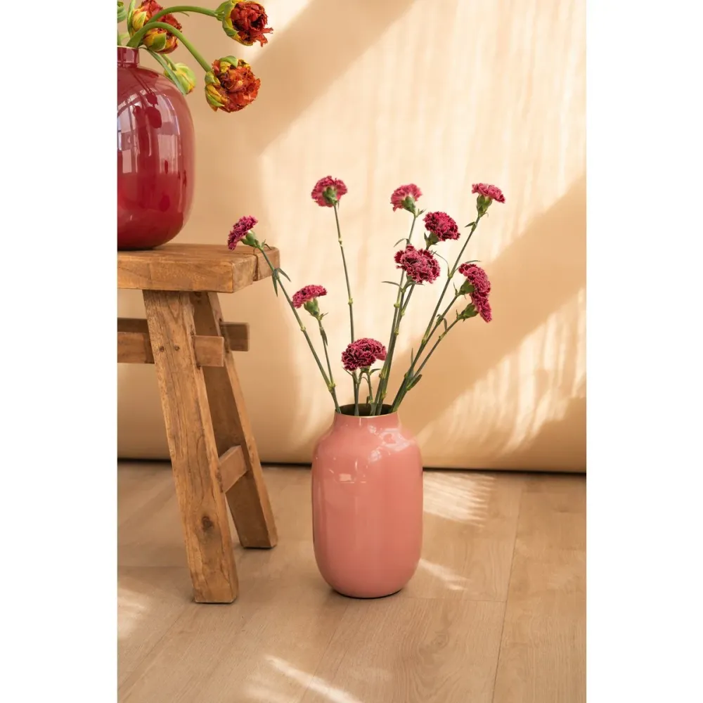 Pip Studio - Vase Metall Oval Altrosa 30cm