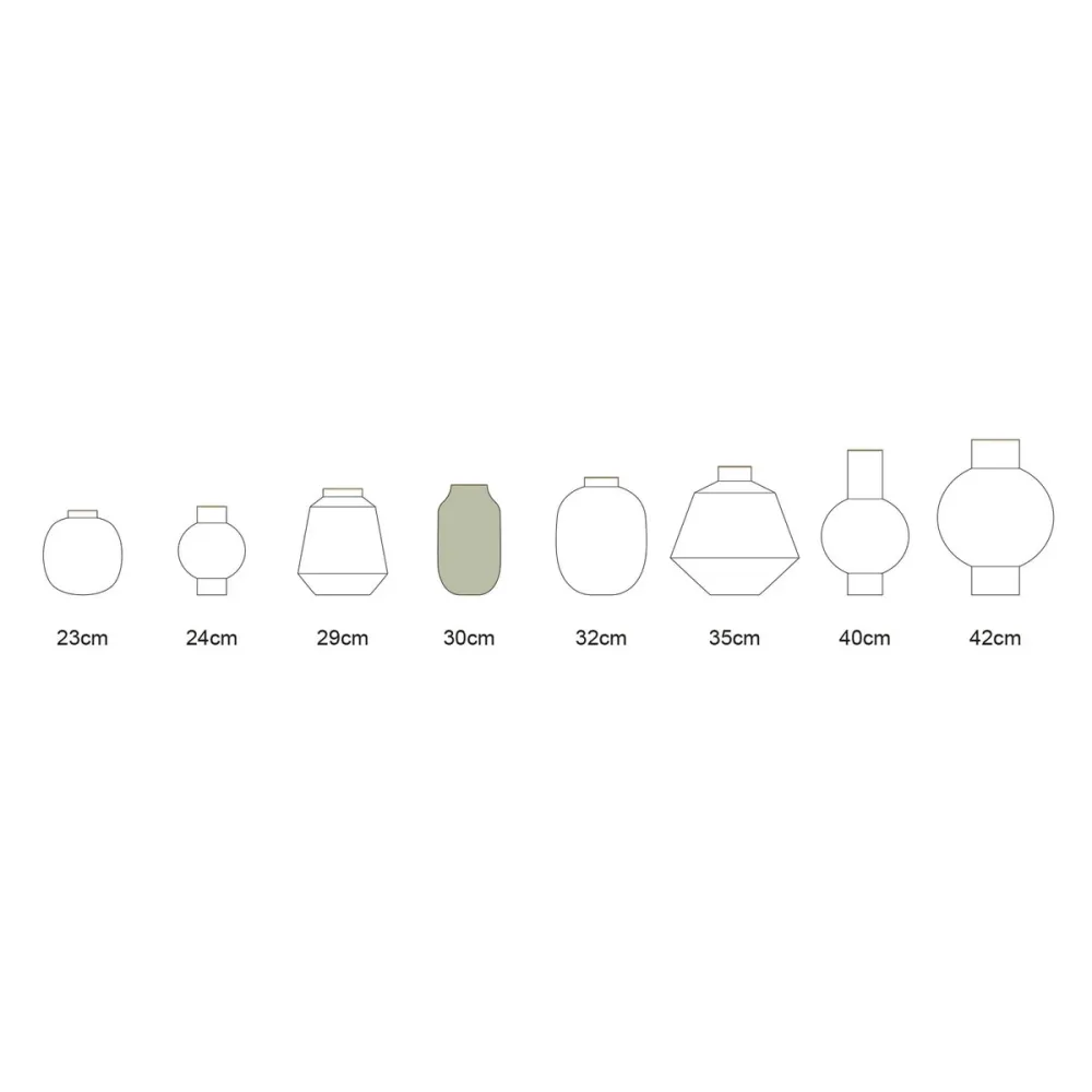 Pip Studio - Vase Metall Oval Altrosa 30cm