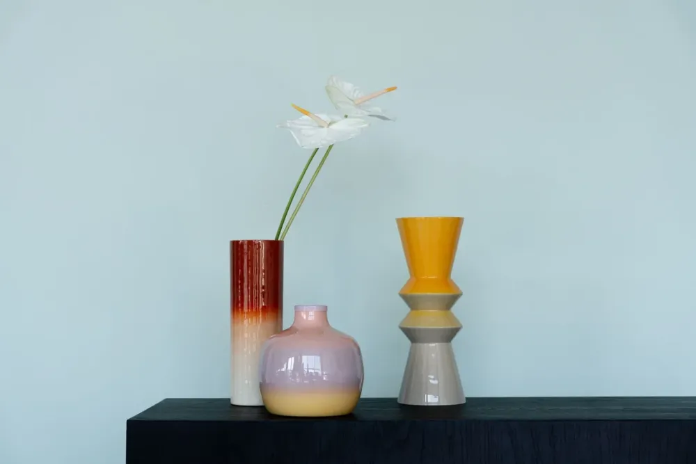 RICI Vase gelb