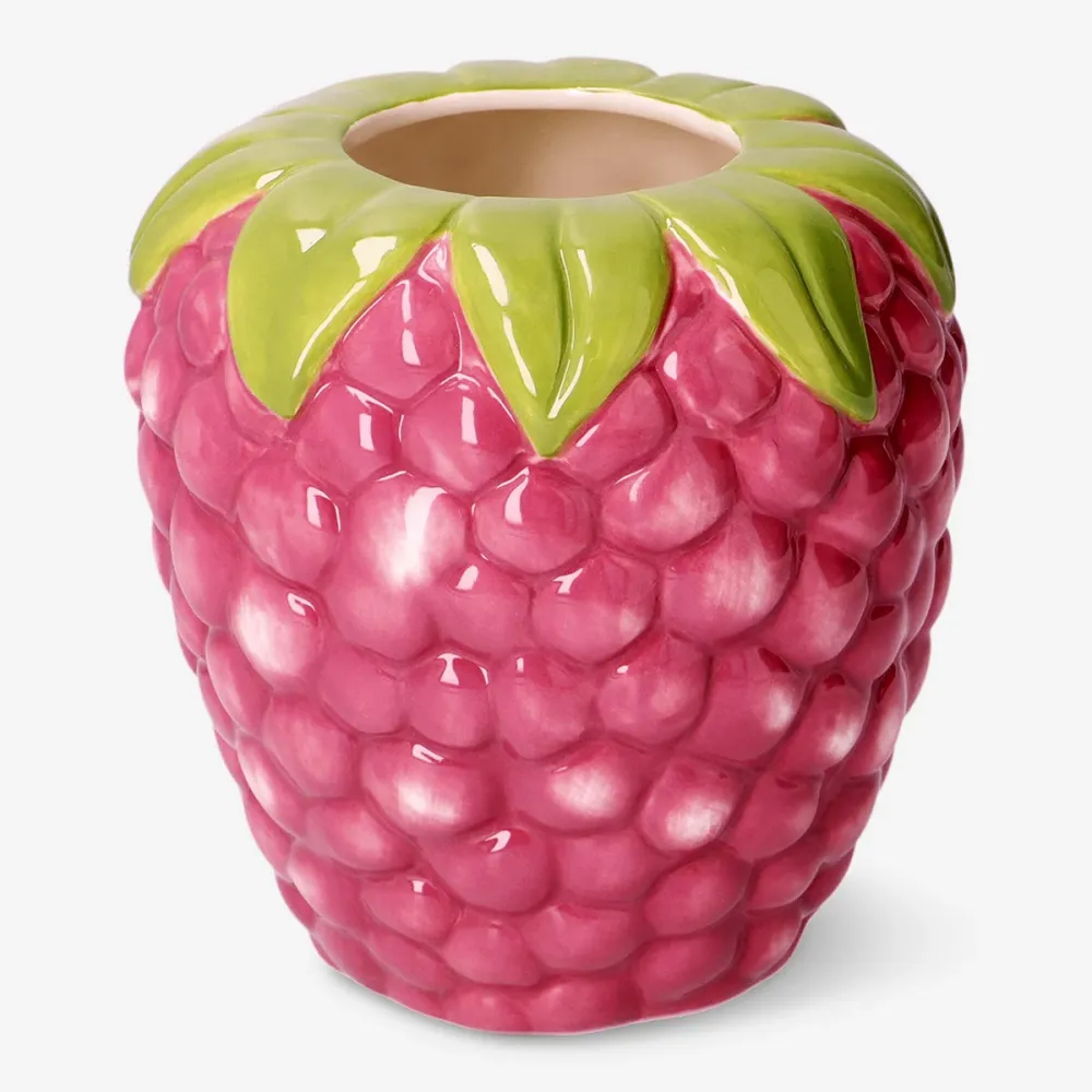 Rosa Himbeer-Vase - 14 cm
