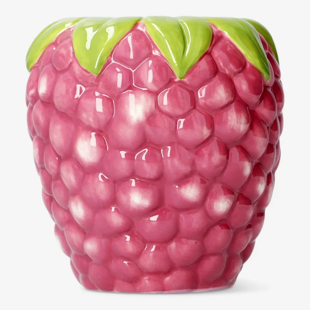 Rosa Himbeer-Vase - 14 cm