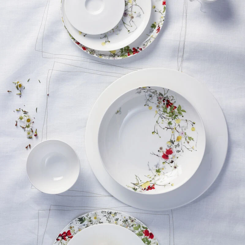 Rosenthal Brillance Fleurs Sauvages Ovaler Teller, 34 cm