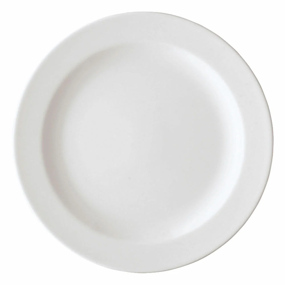 Rosenthal Form 1382 Speiseteller, Speise Teller, Porzellanteller, White, Porzellan, 25 cm, 41382-800001-10025