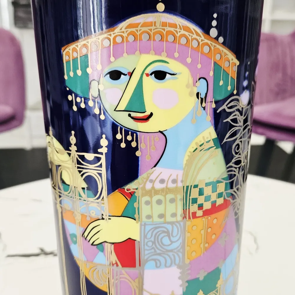 Rosenthal Studio Linie "Tausendundeine Nacht" Vase von Bjørn Wiinblad (28,2cm.)