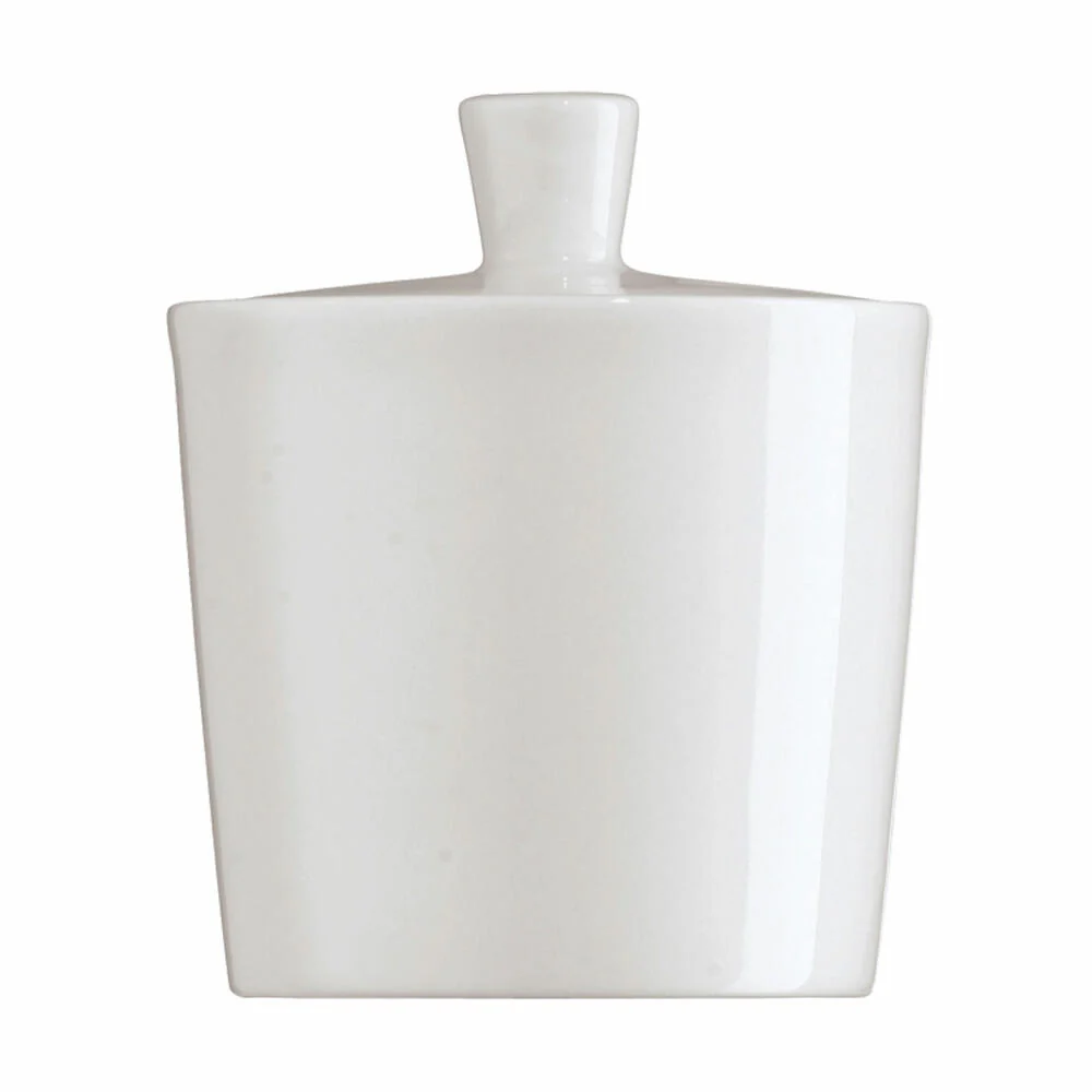 Rosenthal Tric Zuckerdose / Marmeladentopf, Marmeladendose, Marmelade Dose, Honig Topf, Honigtopf, White, Porzellan, 230 m...