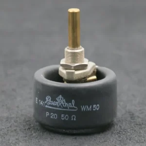 ROSENTHAL Veränderungs-Widerstand E 141 WM 50 P20 50Ohm Drehwiderstand