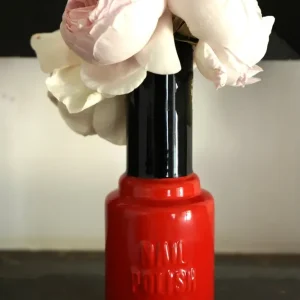 Rote Vase Nagellackform