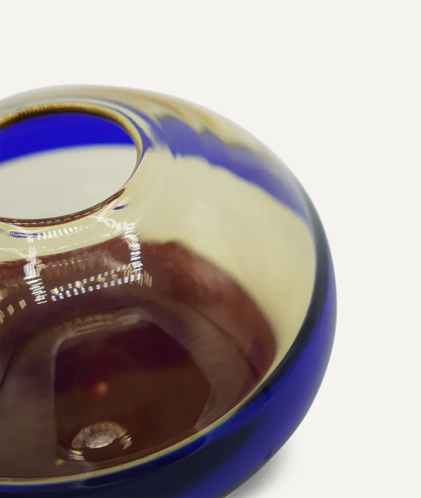Round vase Murano glass