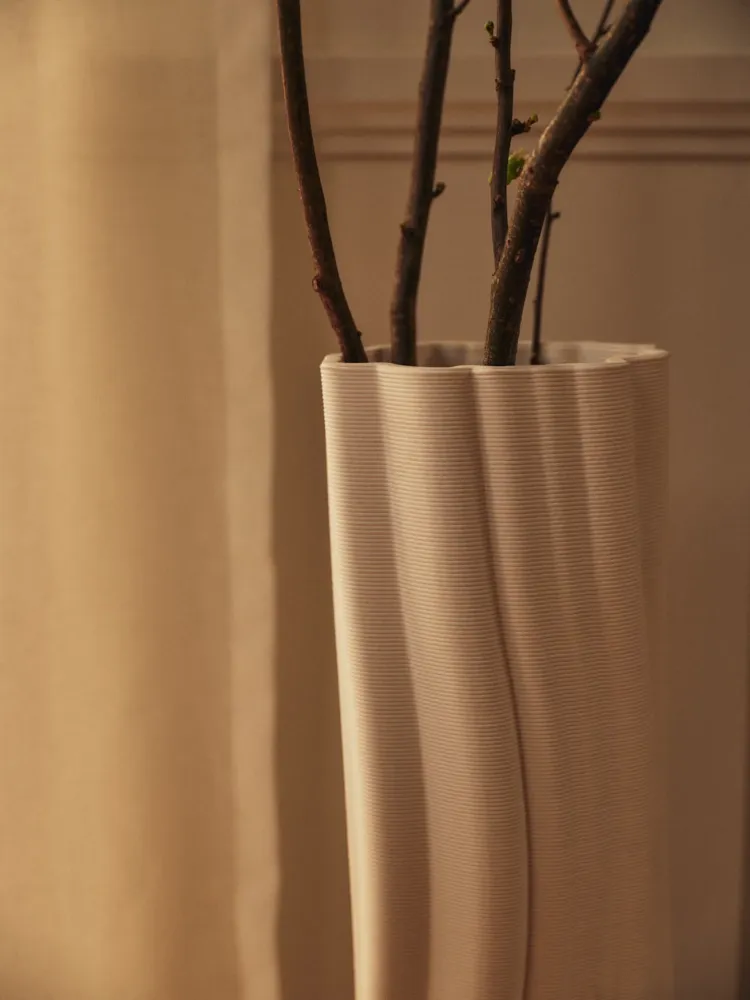 Rylith Floor Vase - Off-White