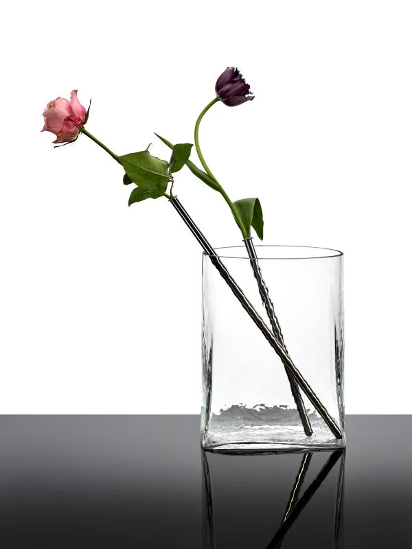 Serax Vase Josephine 03 transparent von Kris Van Assche H32cm