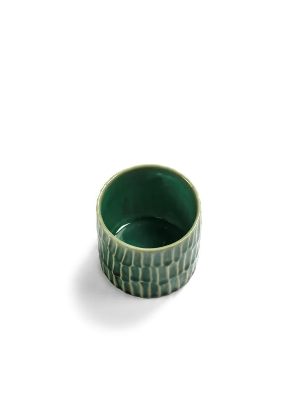 Serax Vase M VERDE LANZA D8,5xH11cm von Pascale Naessens grün