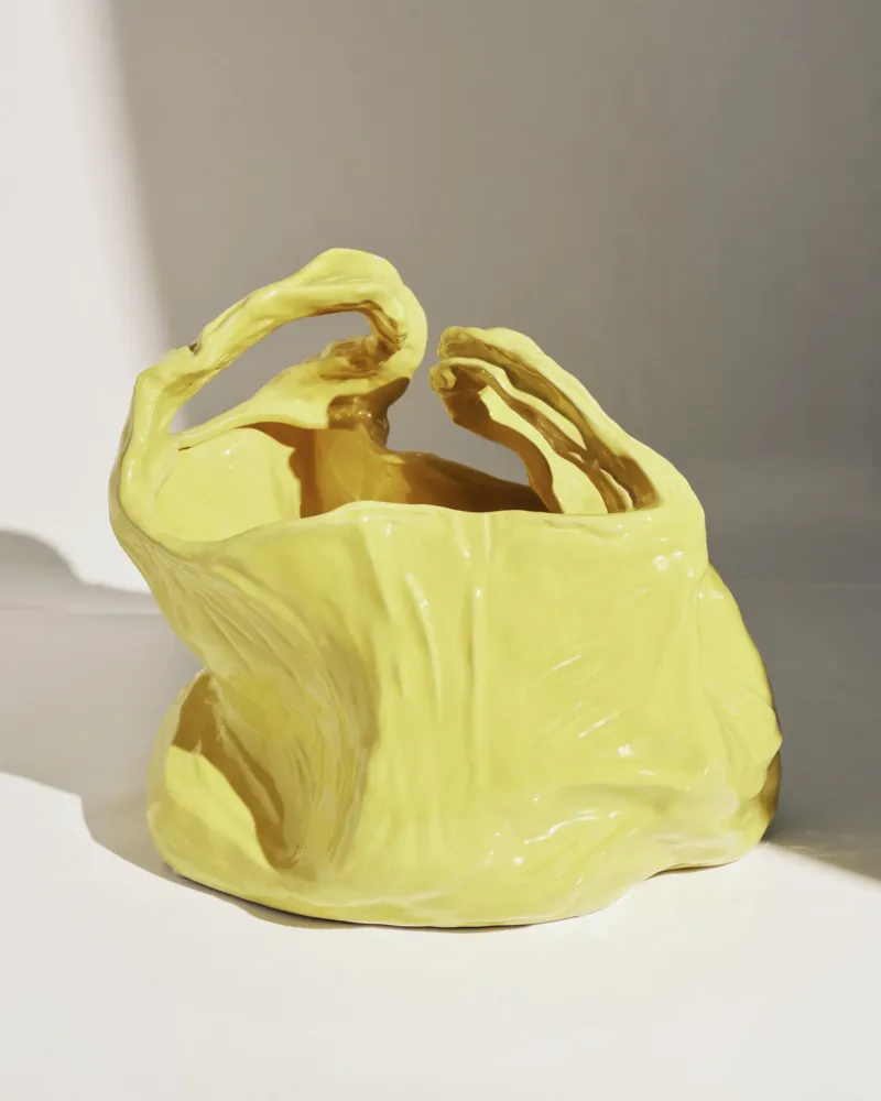 SERAX Vase Yellow Gala