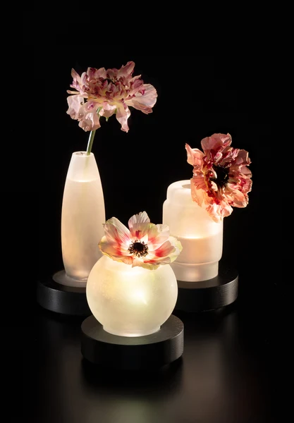 Serax Vase/Tischlampe LYS 2 von Ann Demeulemeester H36cm