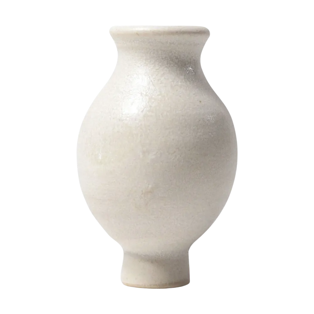 Steckfigur: Weiße Vase