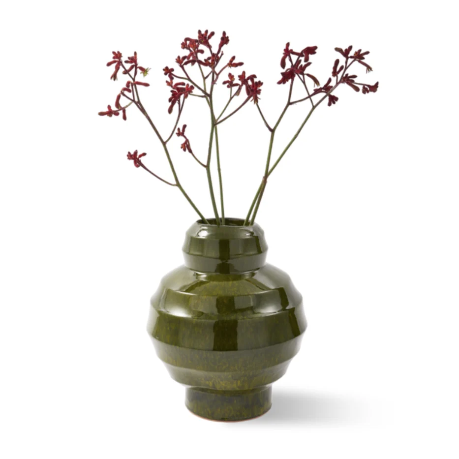 SUMO PLANT POT Vase dunkelgrün