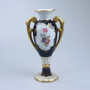 Vase Amphore groß Echt Cobalt Scharffeuer