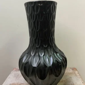 Vase Boa schwarz