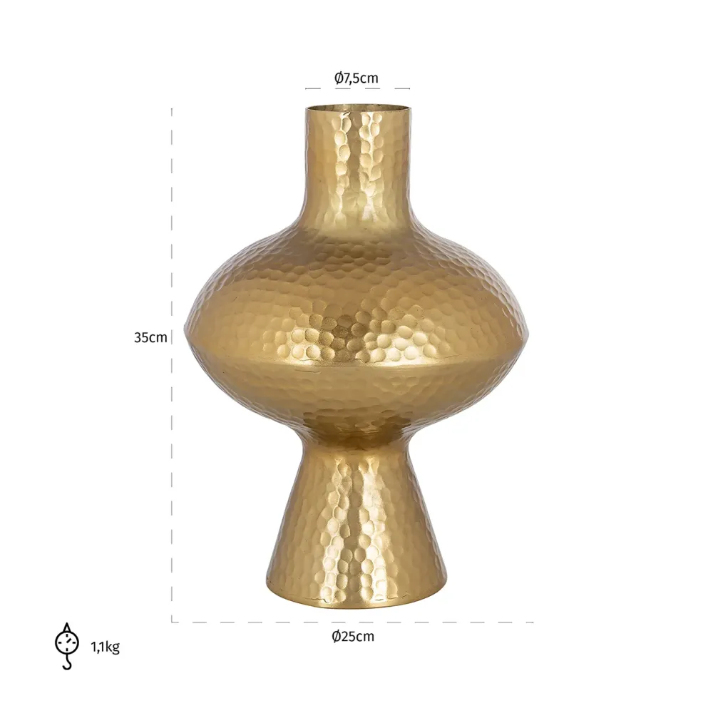 Vase Caitlyn klein (Gold)