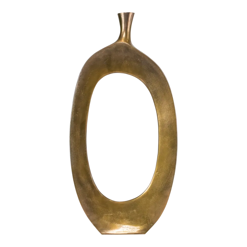Vase Fenster Metall Gold 39x7,5x78,75cm