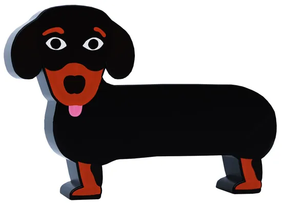 Vase Fluid Market “Dog” | Trendiges Design | Perfekt für Blumenarrangements