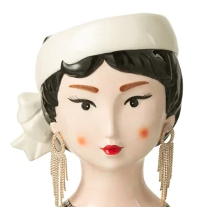 Vase Frauenkopf "Twenties Girl"