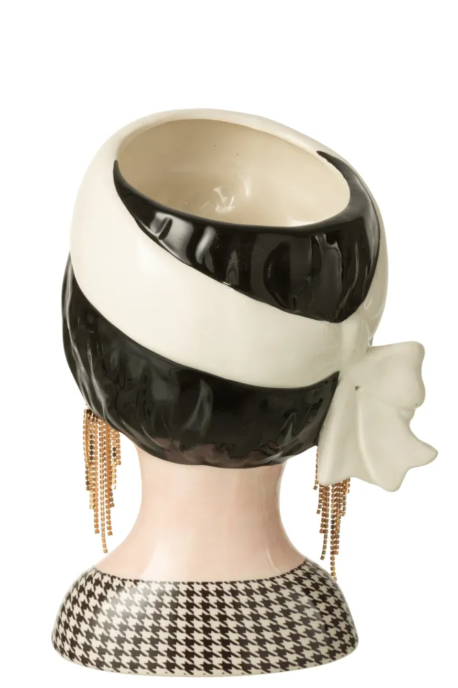 Vase Frauenkopf "Twenties Girl"