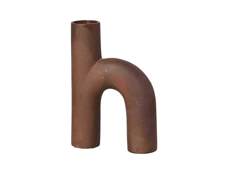 VASE 'HECTOR' STEINGUT RED CLAY