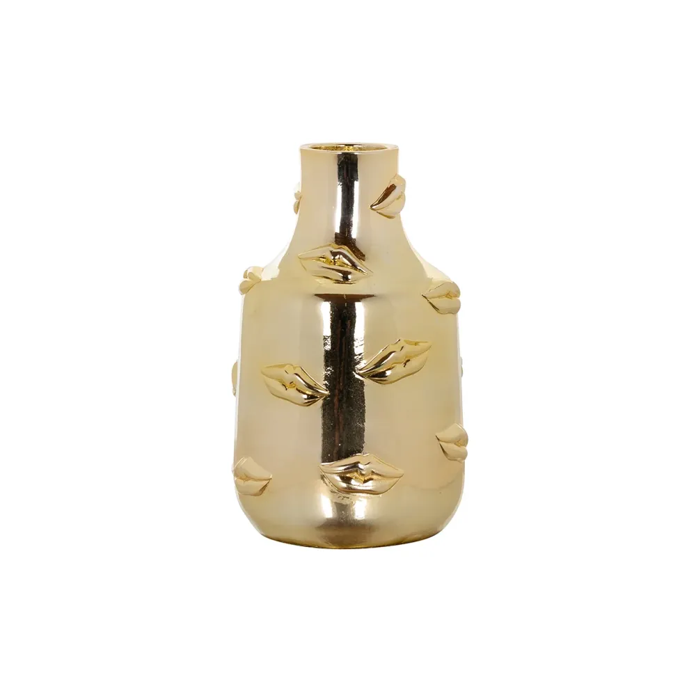 Vase Kisses gold klein (Gold)