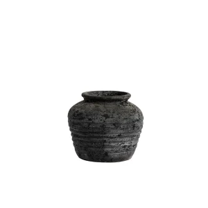 Vase Melancholie 30 cm grau Muubs
