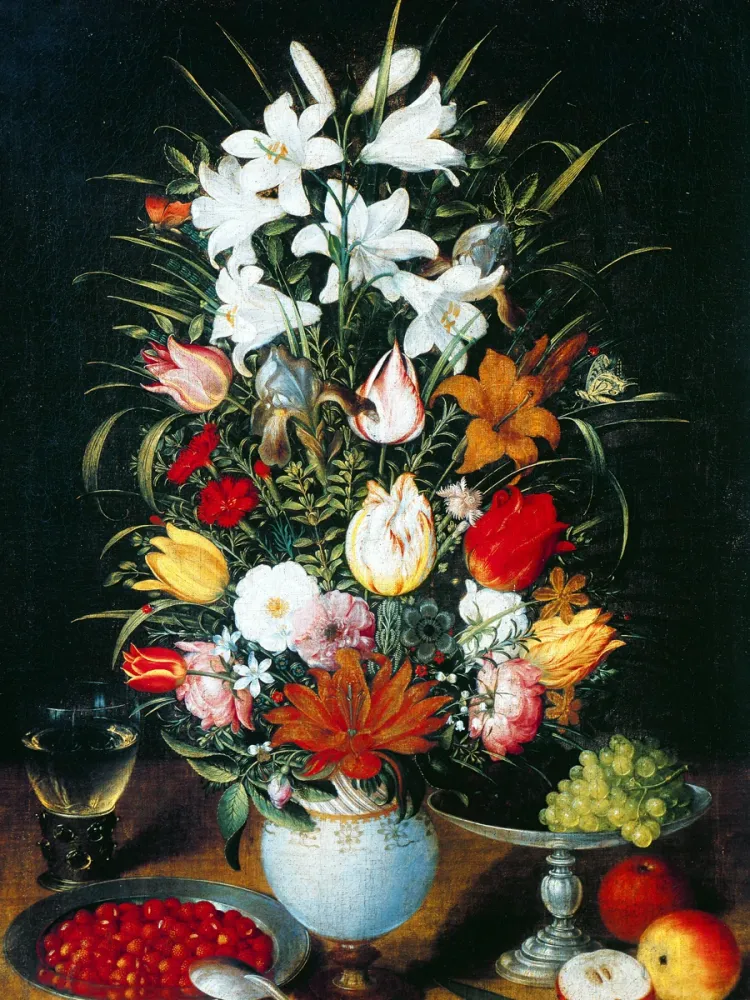 Vase mit Blumen