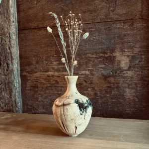 Vase • Orangenholz, ø 18 cm, H 16,5 cm