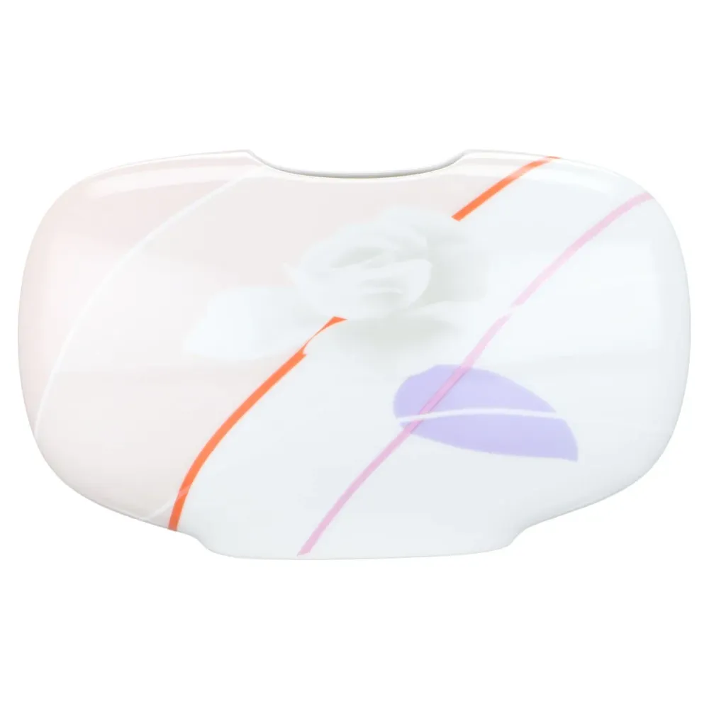 Vase oval flach