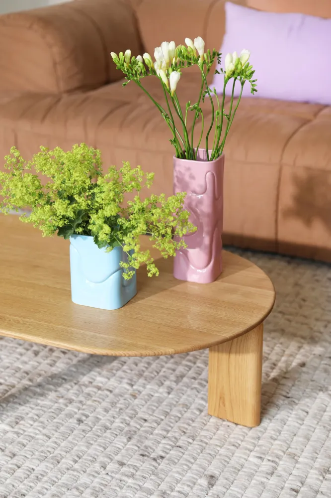 Vase PUFFY blau