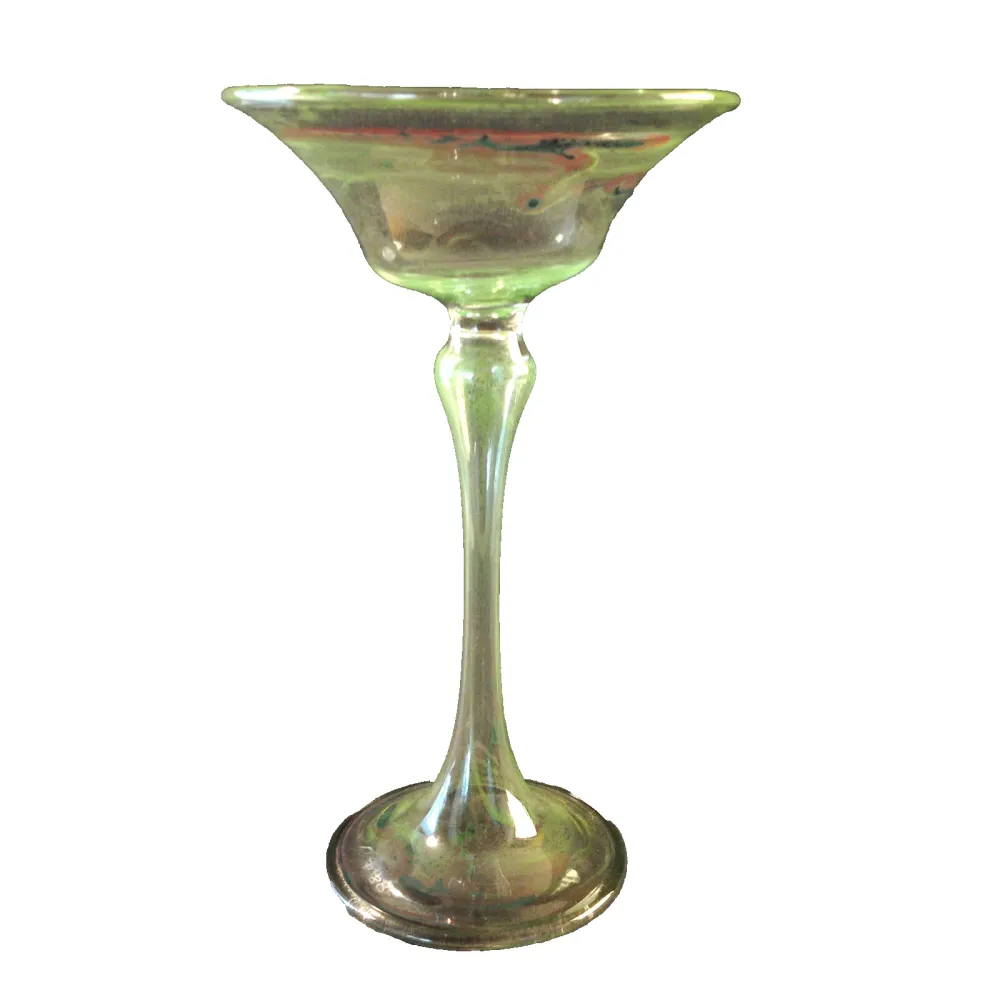 Vase Schale (sign.) 70er 80er Glas 18 cm Schälchen