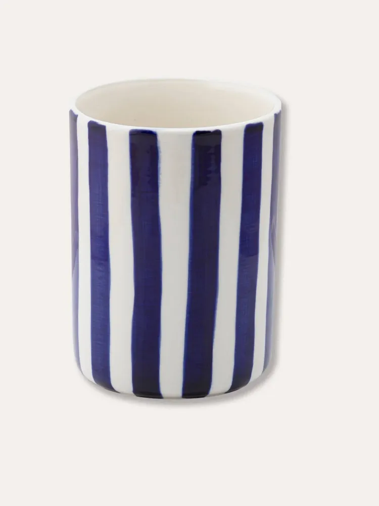 Vase "Stripes" handgemalt