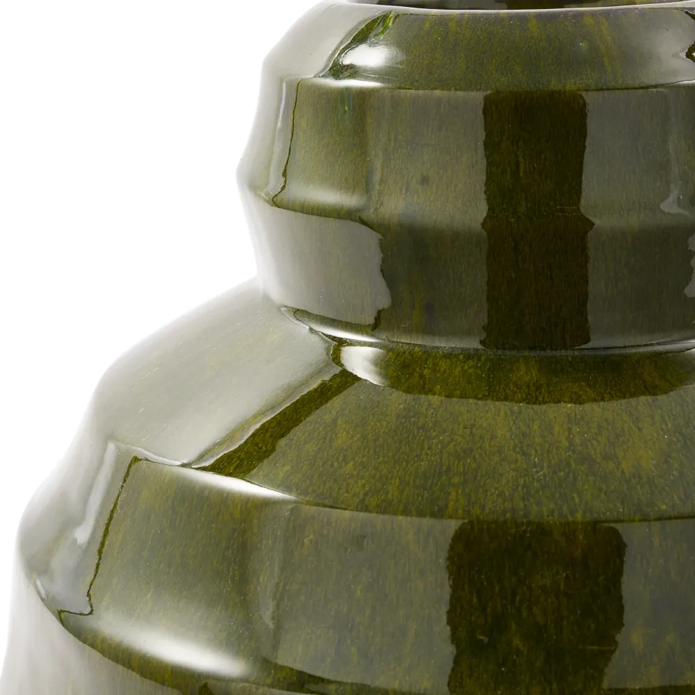 Vase SUMO dunkelgrün Ø34,5xH41,5 cm
