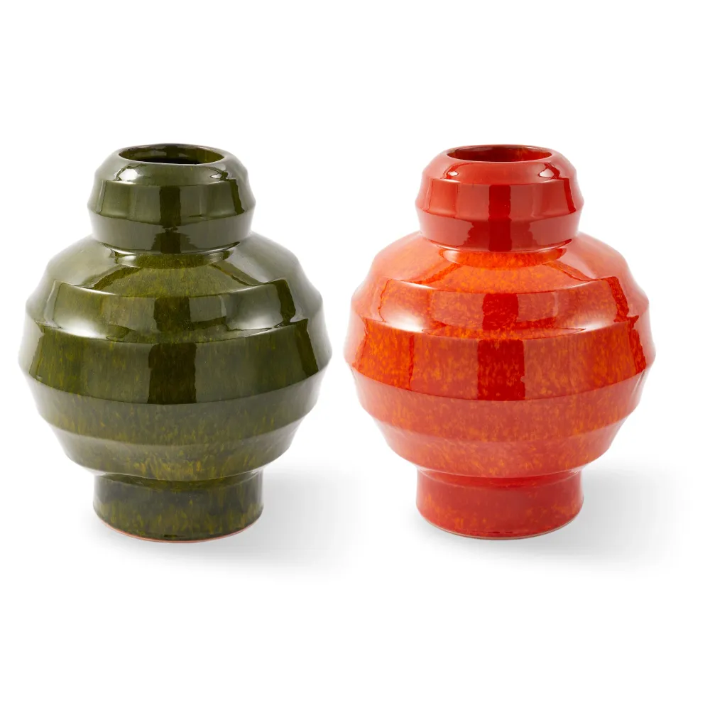 Vase SUMO dunkelgrün Ø34,5xH41,5 cm