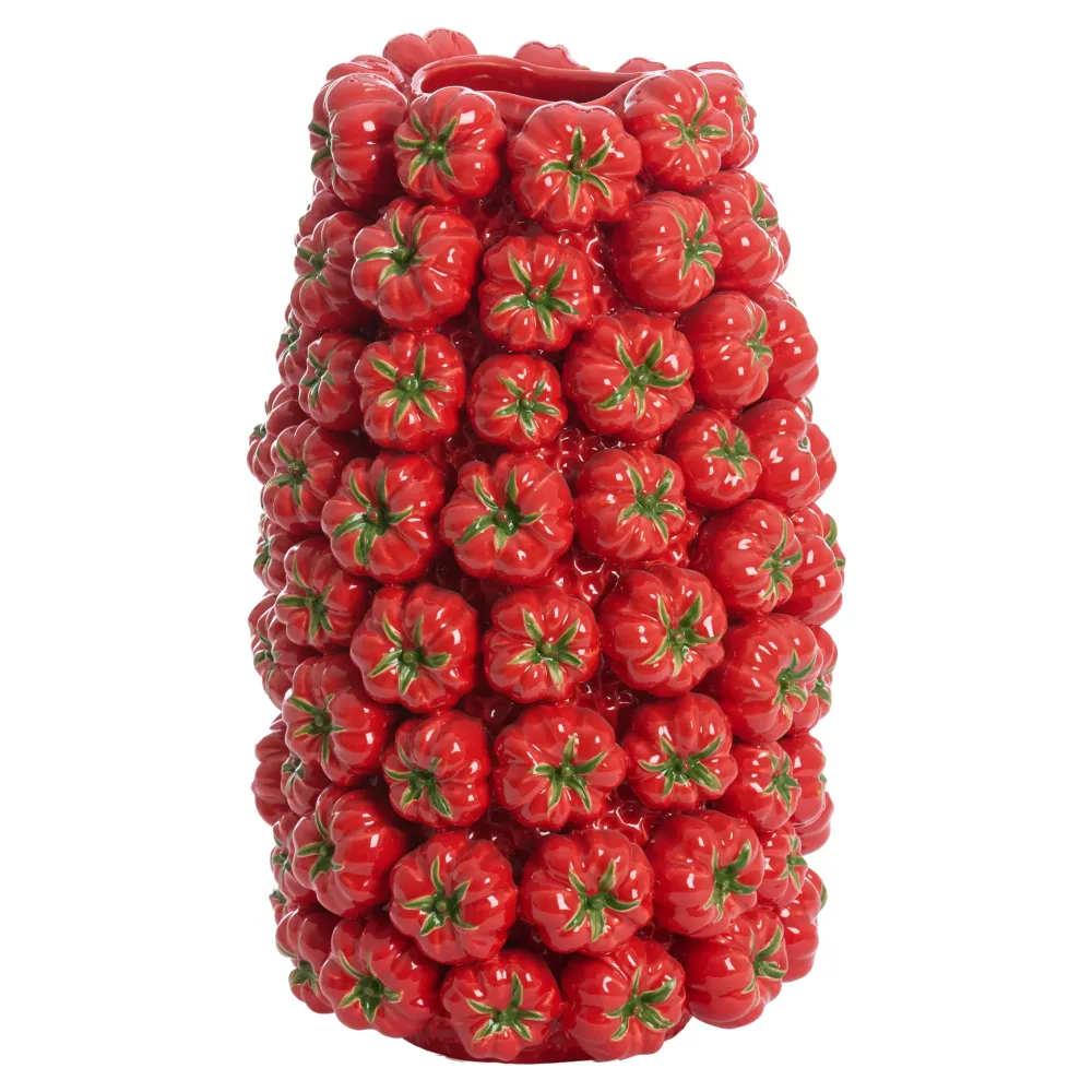 Vase TAMINA POMODORO aus Keramik 31,5x30,5x52 cm