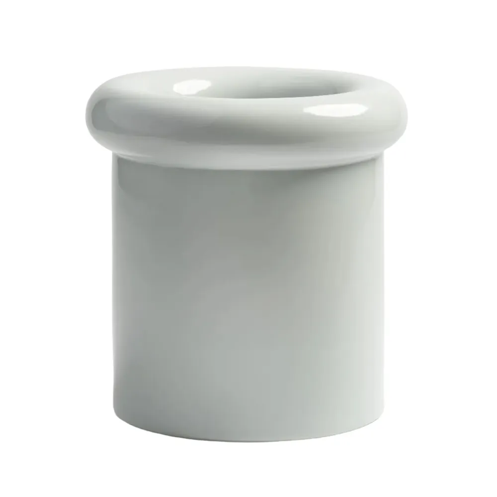 Vase TURBAN grau