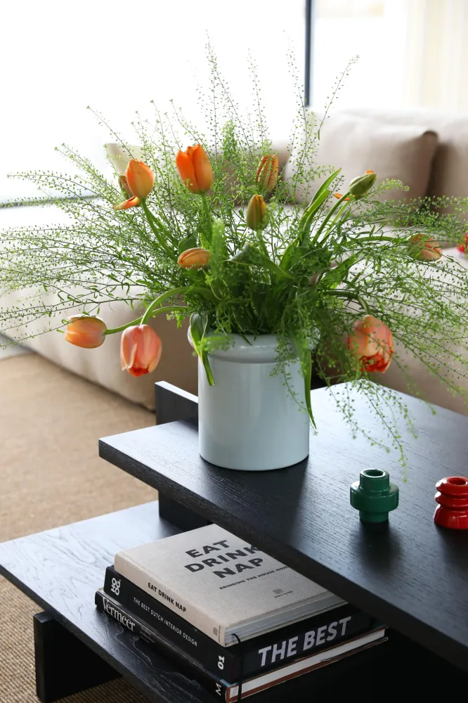 Vase TURBAN grau