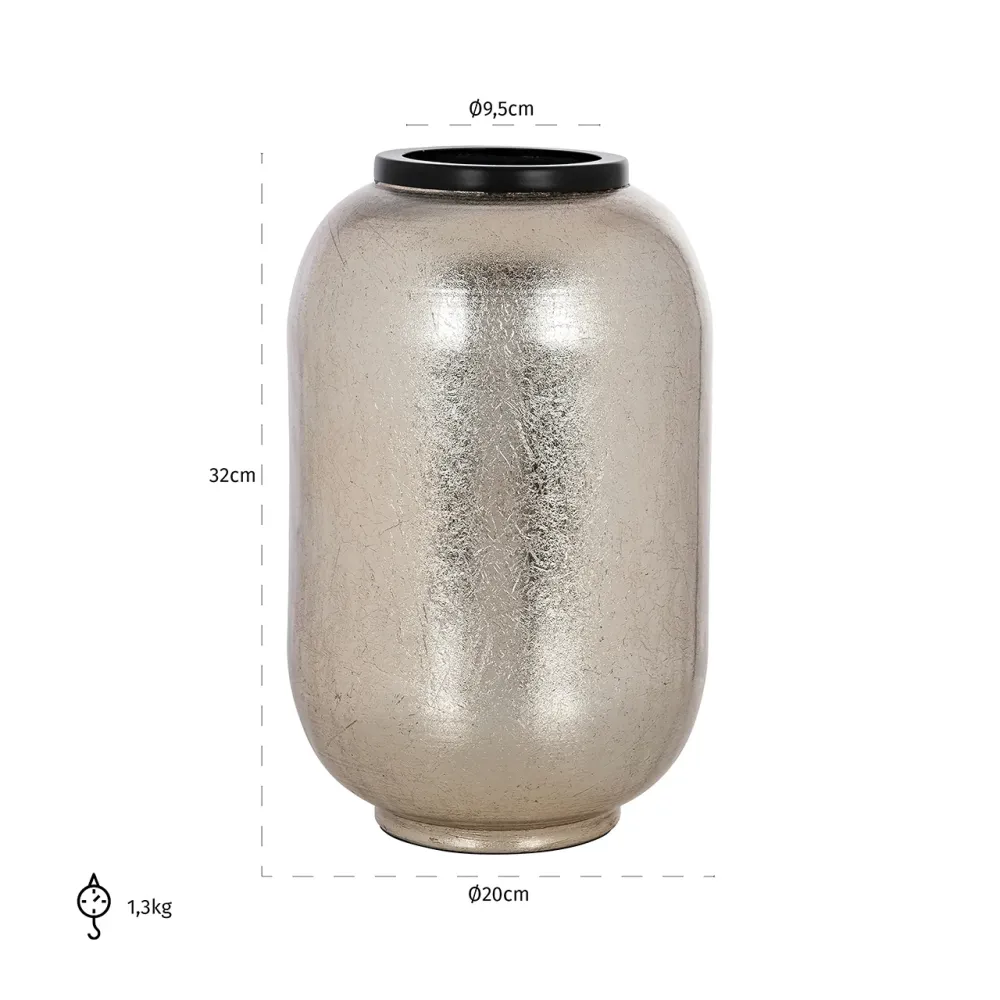 Vase Vesna klein (Silver)