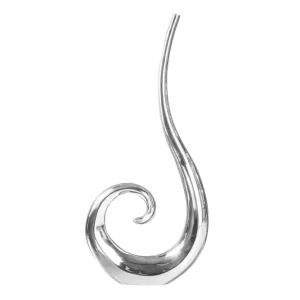 Vase Wicker XL 106cm silber aluminium
