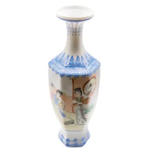 Vintage handbemalte Vase #90347, China