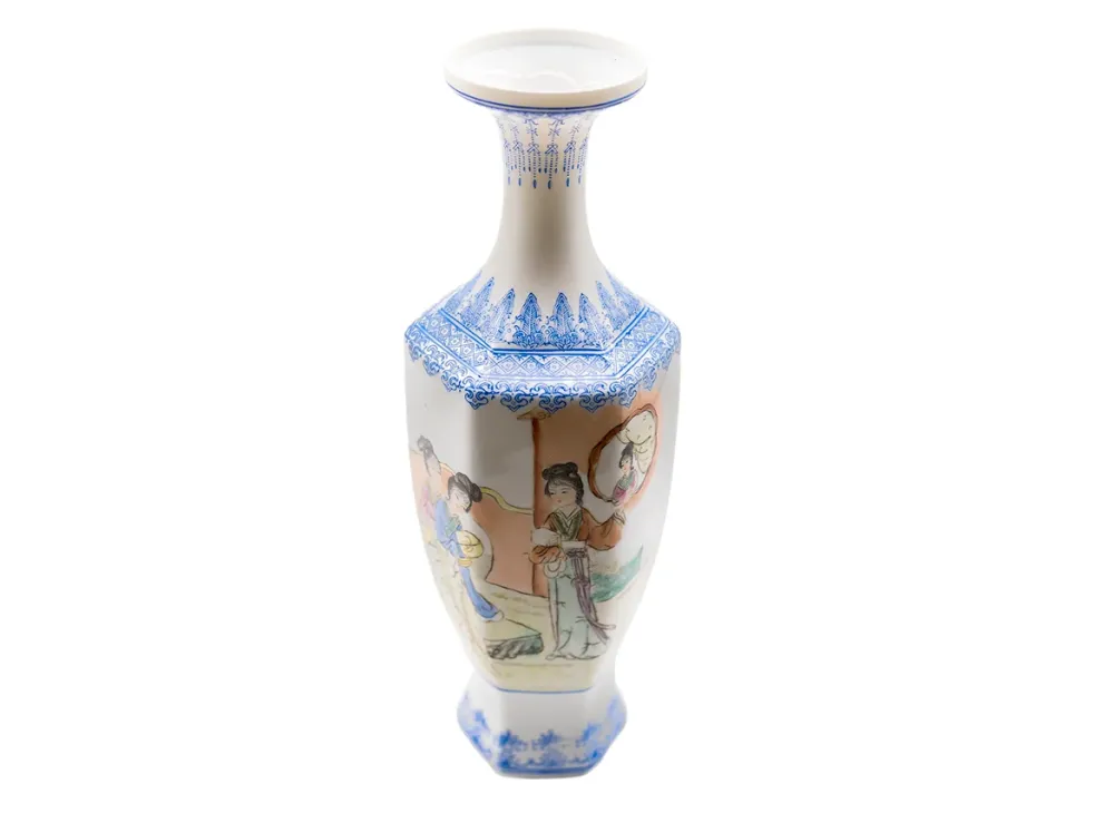 Vintage handbemalte Vase #90347, China
