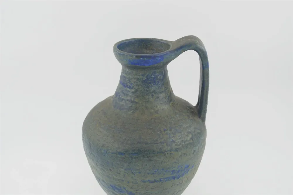 WGP Karlsruher Majolika Vase 7302 Friedgard Glatzle Design 1960er Jahre Fat Lava/ Popart Design